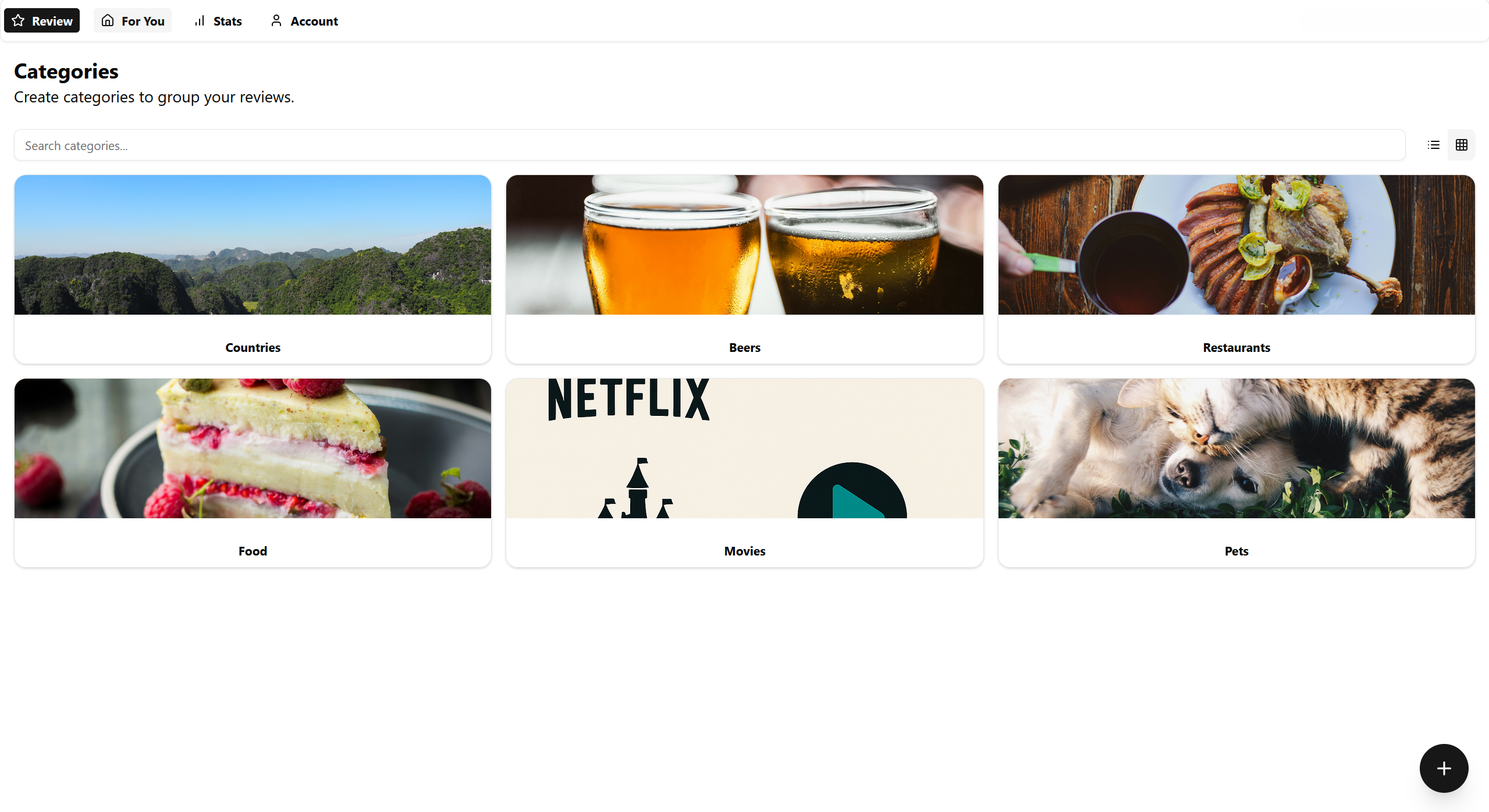 Ratey desktop preview